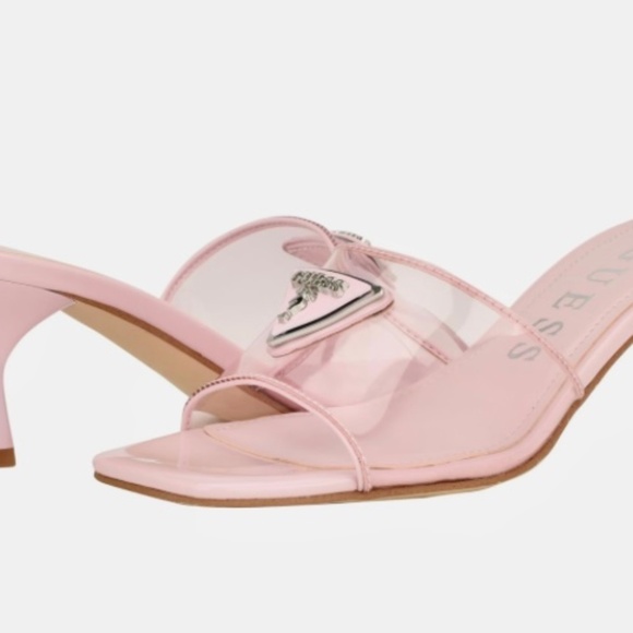 GUESS Lusie Heeled Sandal~Light Pink~Size 91/2 - Picture 1 of 10